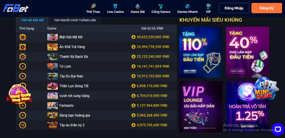 Trải nghiệm Casino Trực Tuyến vn23 với chất lượng livestream cao